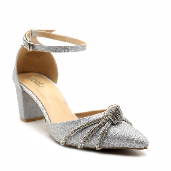 Silver Fancy Sling Back 087103