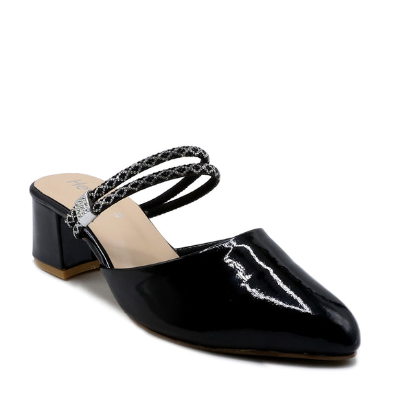 Black Formal Mule L00120014