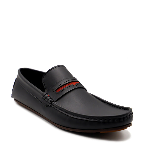 Black Loafer Slip On 165124