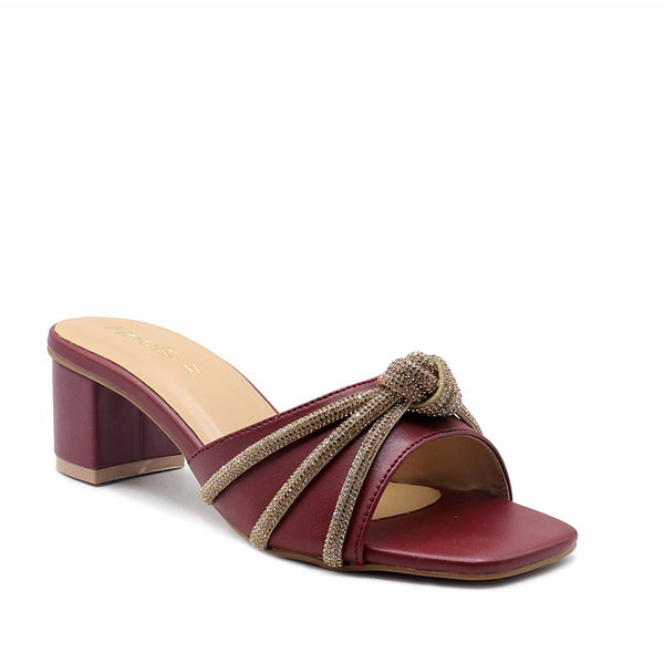 Maroon Fancy Slipper 045202