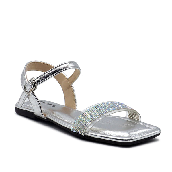 Silver Fancy Sandal K00G30021
