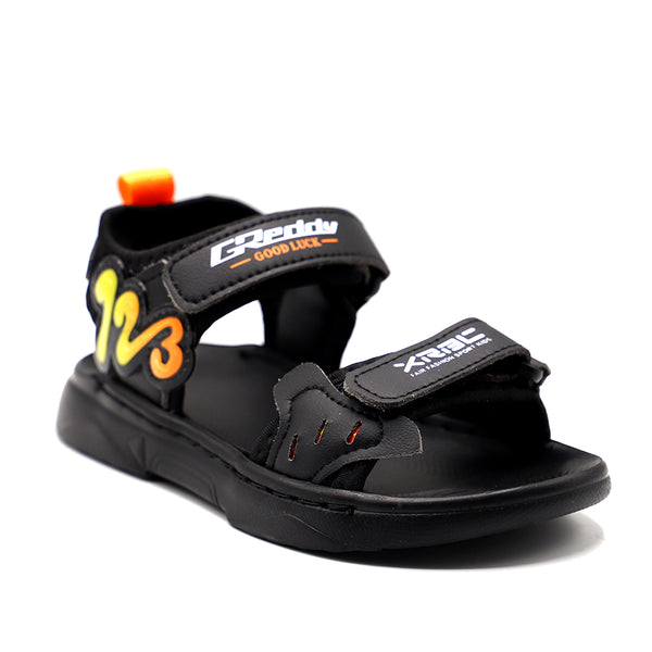 Black Casual Sandal B20002