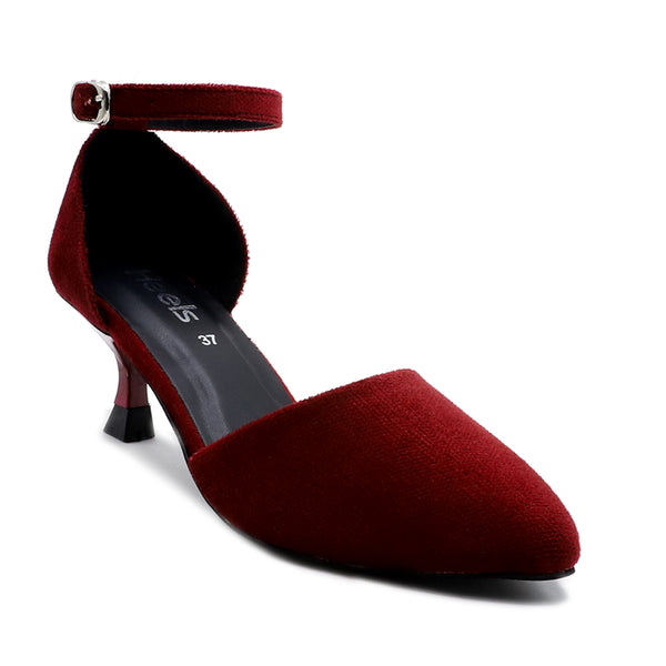 Maroon Formal Sling Back L00850044