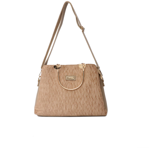 Beige Casual Hand Bag PLLP00103