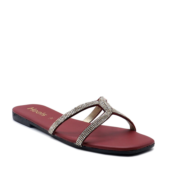 Maroon Casual Slipper LRG000001