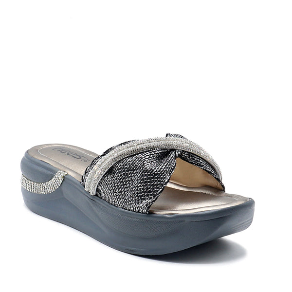 Grey Fancy Slipper L00760013