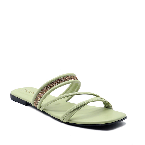 Mint Green Casual Slipper 000384