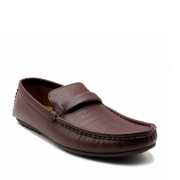 Brown Casual Slip On  165073