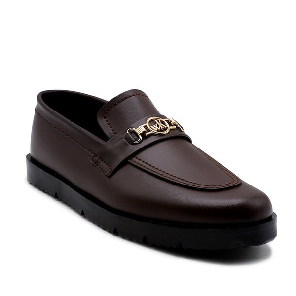 Brown Formal Slip On K00B60006