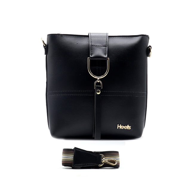 Black Casual Hand Bag P00P01171