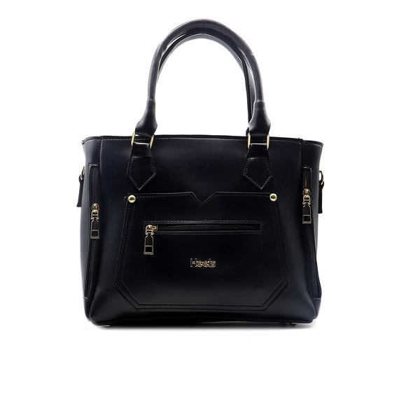 Black Casual Hand Bag P00P01165