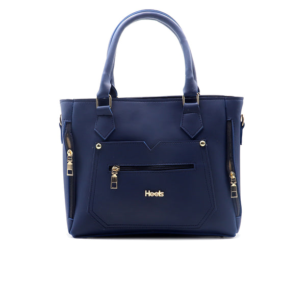 Blue Casual Hand Bag P00P01165