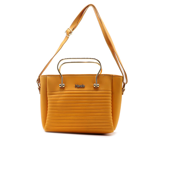 Yellow Casual Hand Bag P00P01169