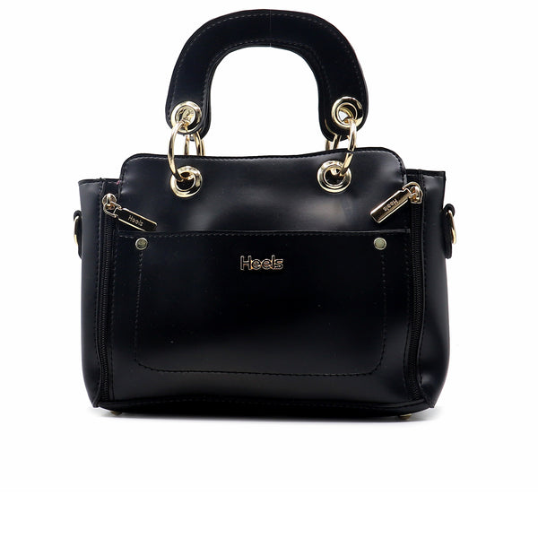 Black Casual Hand Bag P00P01167