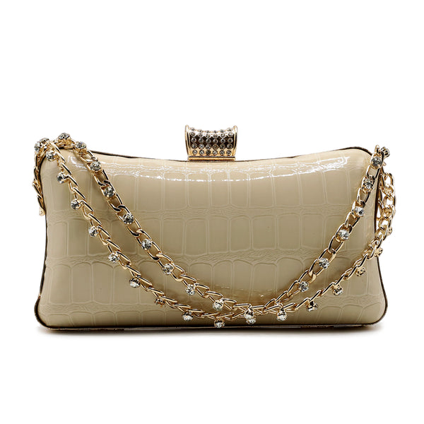 Cream Fancy Clutch C00C20245