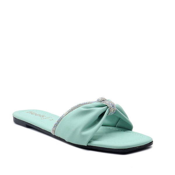 Mint Green Casual Slipper 000373