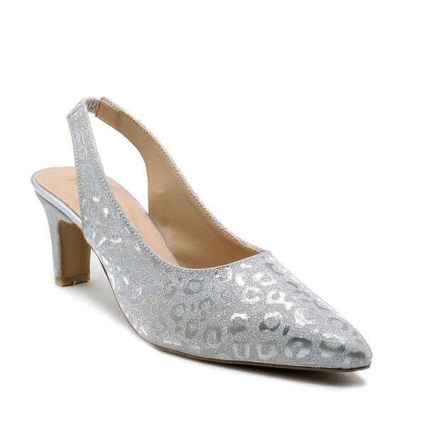 Silver Fancy Court Shoes L00870021