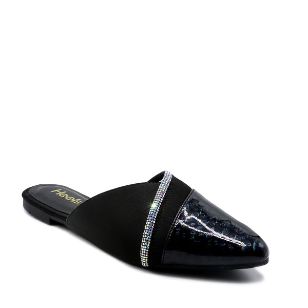 Black Formal Mule L00120013