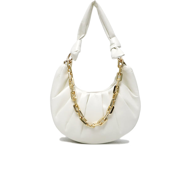 White Casual Hand Bag P00P01314