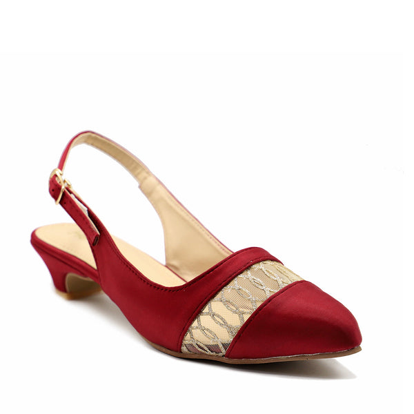Maroon Formal Court Shoes 085439