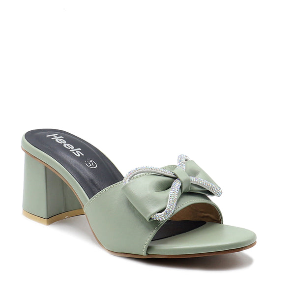 Mint Green Formal Slipper L00400008