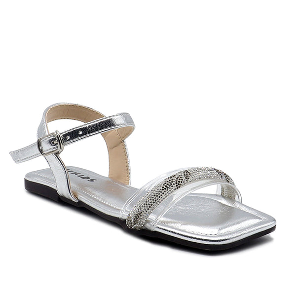 Silver Fancy Sandal K00G30020