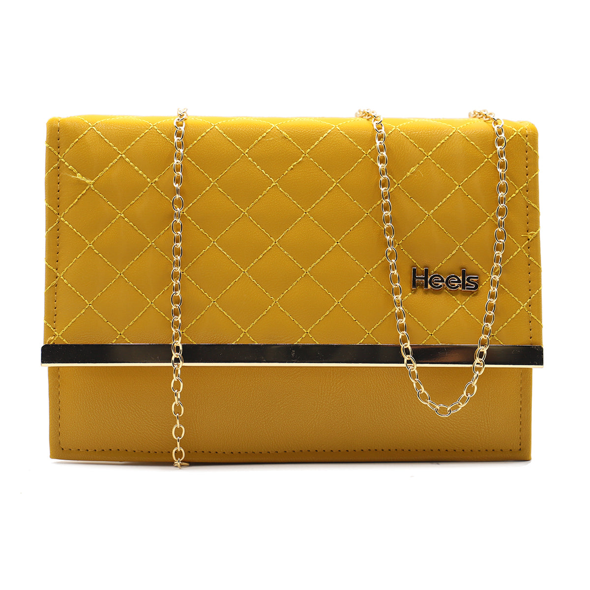 Yellow Casual Clutch C08174