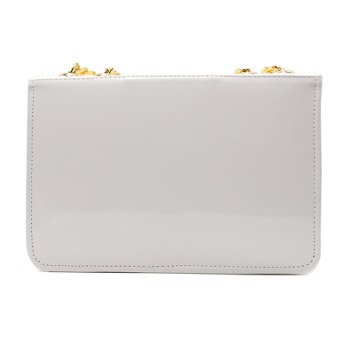 White Casual Clutch C08170