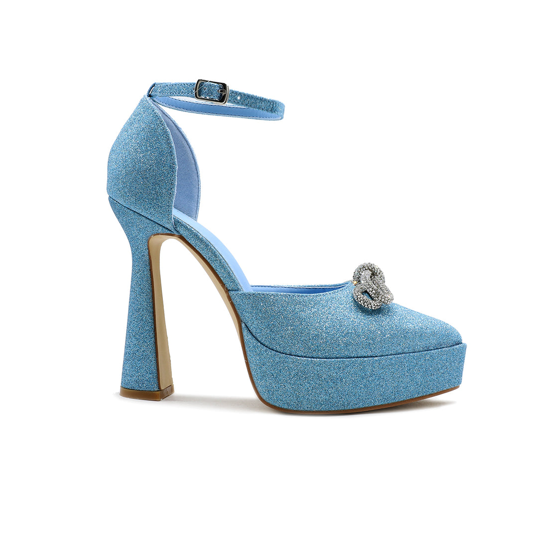 Light Blue Ladies Court Shoes L00870015