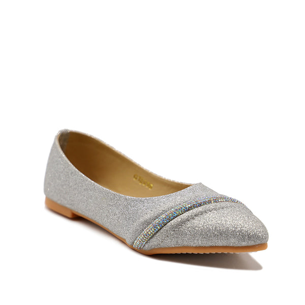 Silver Casual Pumps G70096