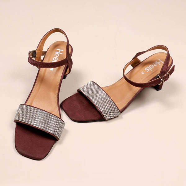 Maroon Fancy Sandal L00660013