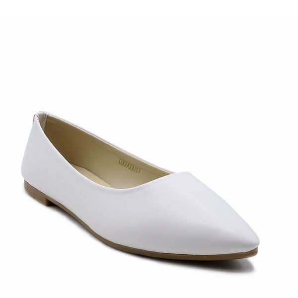 White Casual Pumps L00900011