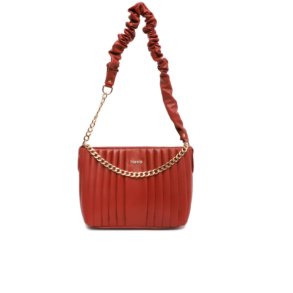 Red Casual Hand Bag P00P01436