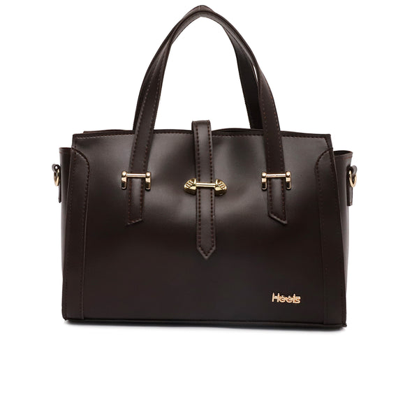 Brown Casual Hand Bag P00P01442