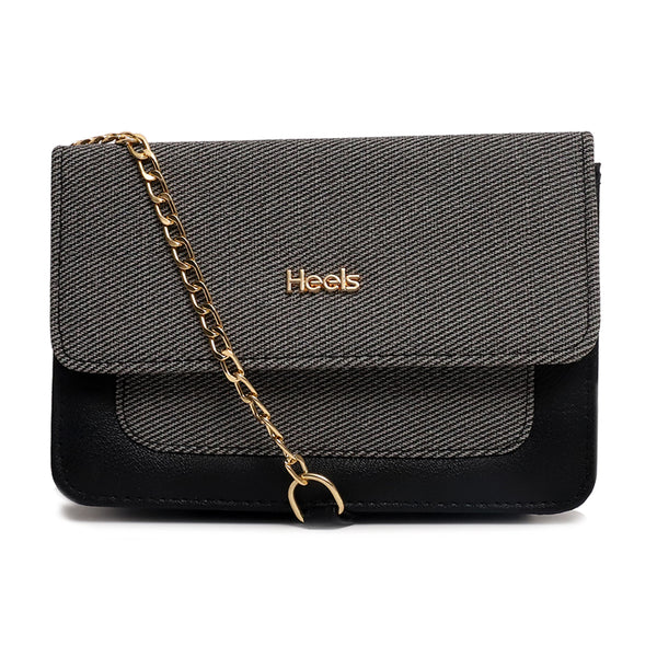 Black Casual Boxy Clutch C00C08123