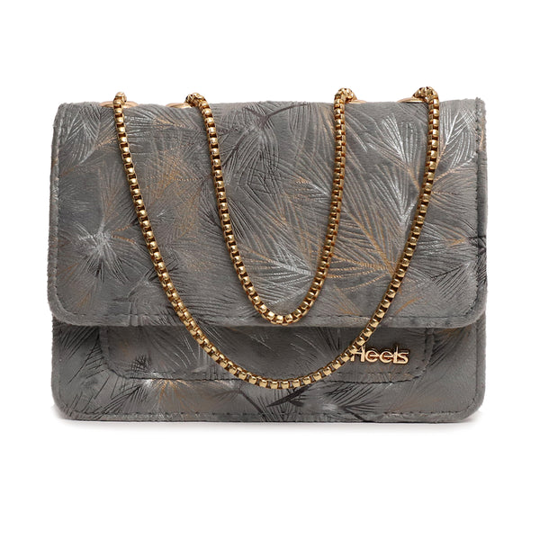 Grey Casual Boxy Clutch C00C08125