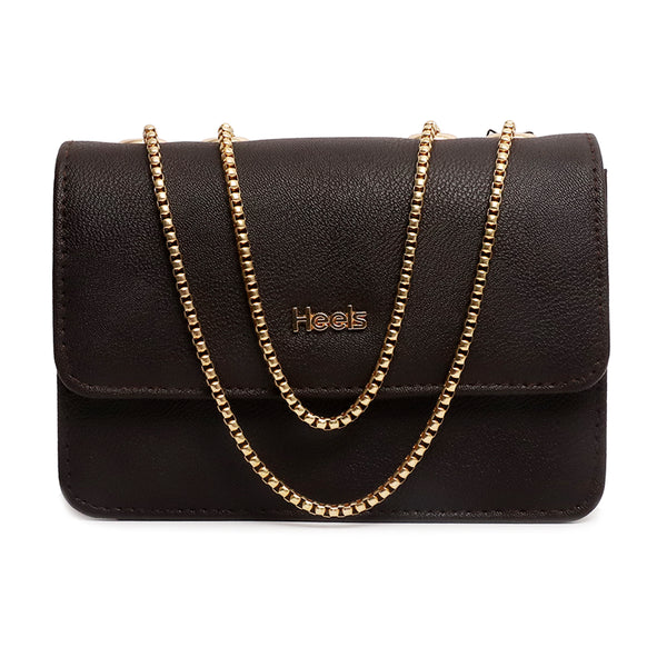 Brown Casual Boxy Clutch C00C08124