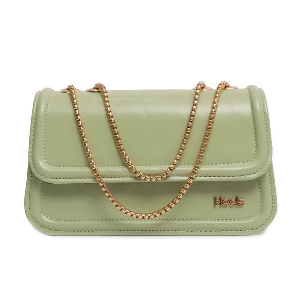 Sea Green Casual Boxy Clutch C00C08112