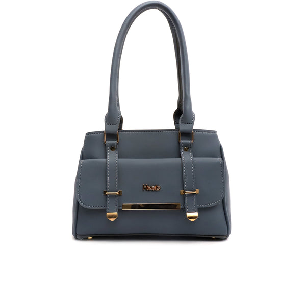 Grey Casual Hand Bag P00P01433