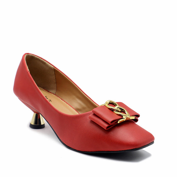 Red Formal Court Shoes 085464