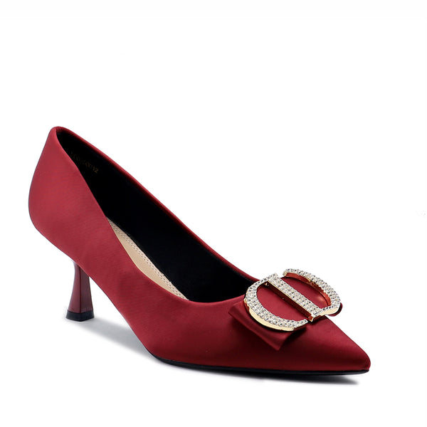 Maroon Formal Court Shoes L00850012