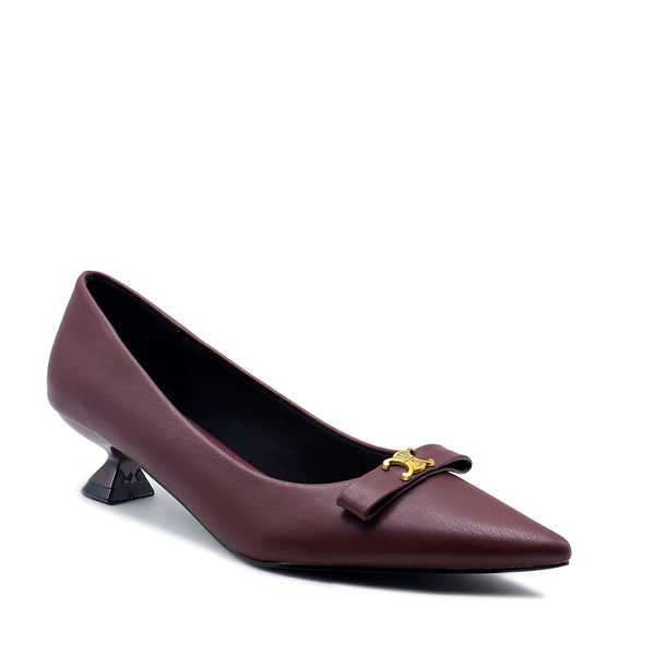 Maroon Formal Court Shoes L00850014