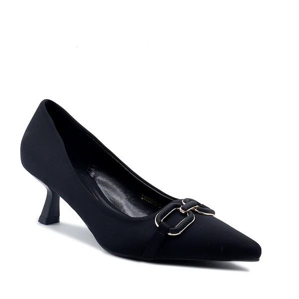 Black Formal Court Shoes L00850013