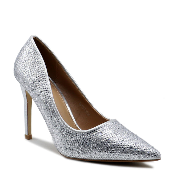 Silver Fancy Court Shoes L00870008
