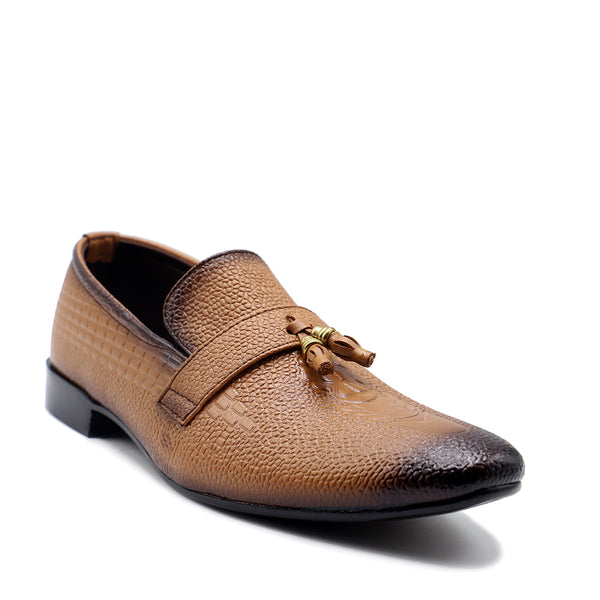 Tan Formal Slip On 155188