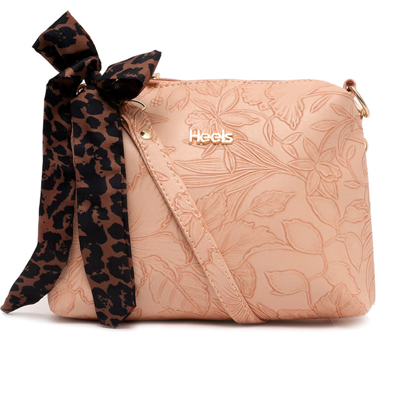 Peach Casual Hand Bag P00P01469