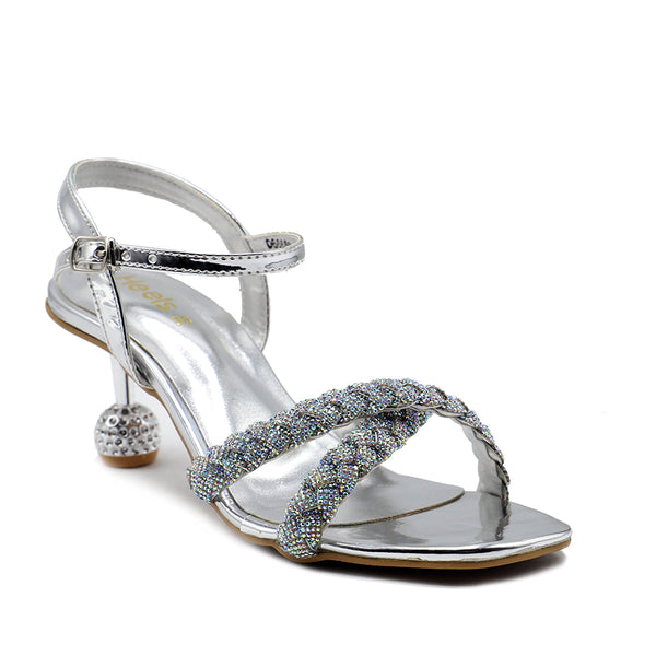 Silver Bridal Sandal 066668