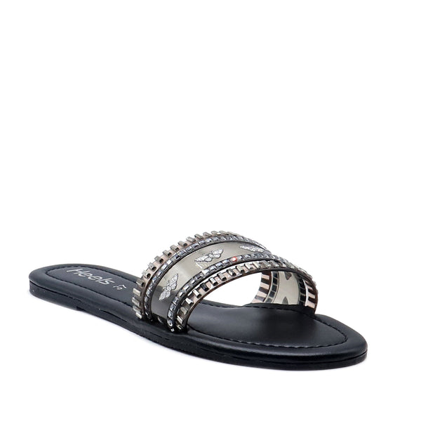 Black Casual Slipper 000379