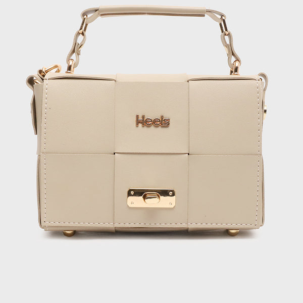 Beige Casual Hand Bag P00P01432