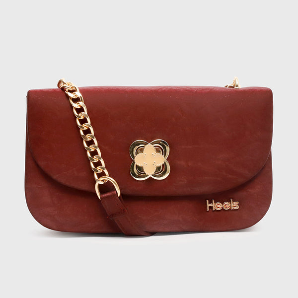 Maroon Casual Clutch C00C08127